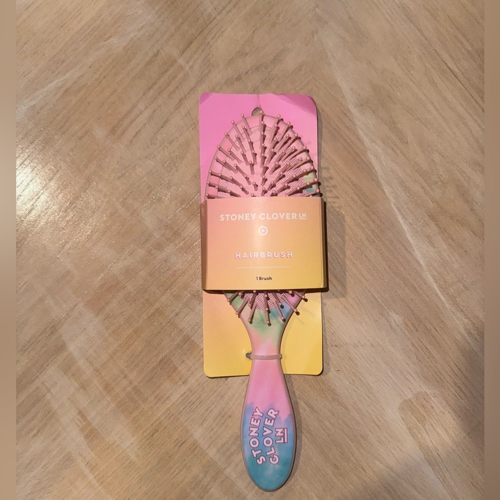Stoney Clover Pink Hairbrush